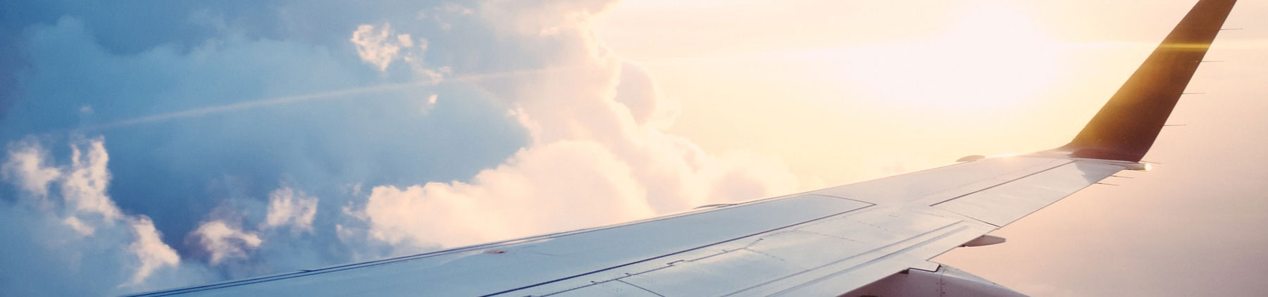 Traveling on an airplane